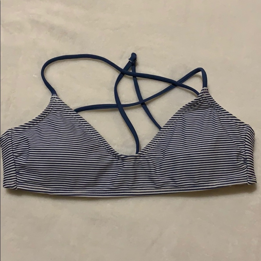 Stripped Bikini Top
